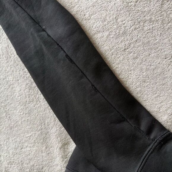 Vintage Polo by Ralph Lauren Men’s Black and Gold Cotton Zip Varsity Sweatshirt - Picture 11 of 16